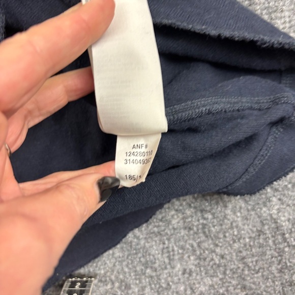 ABERCROMBIE & FITCH Men’s Blue Muscle Long Sleeve Super Soft Logo on Sleeve XXL - Picture 4 of 7